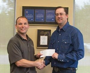 Jesse Heck, Director of Operations (left) and Daniel Tenderholt, Transport Technician