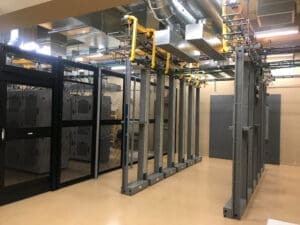 Photo of DCN Fargo Great Plains Data Center Meet Me room.